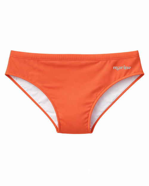 banador marine traje de bano naranja terracota barichara